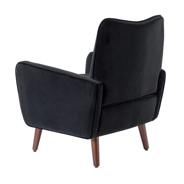 Epirus Upholstered Accent Armchair with Button Tufted Back by HULALA HOME