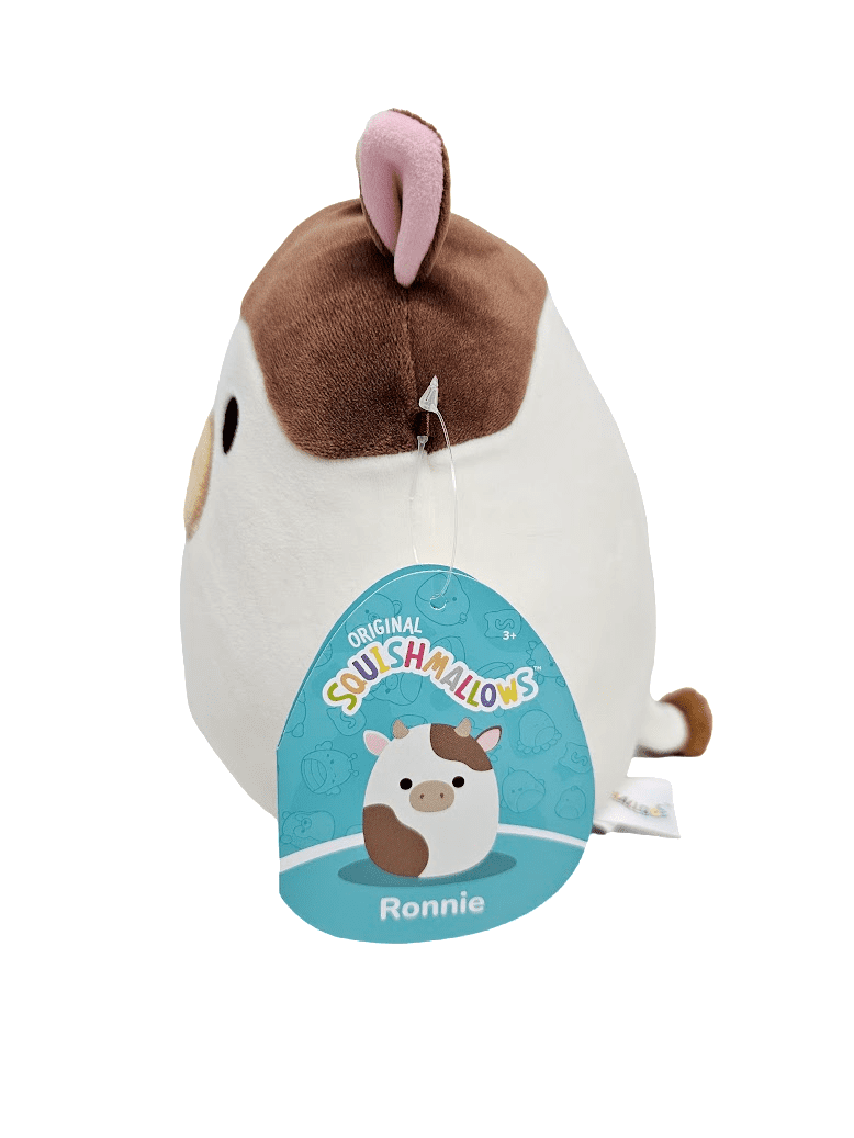 Squishmallows Official Kellytoys Plush 7.5 Inch Ronnie the Cow Ultimate Soft Plush Stuffed Toy