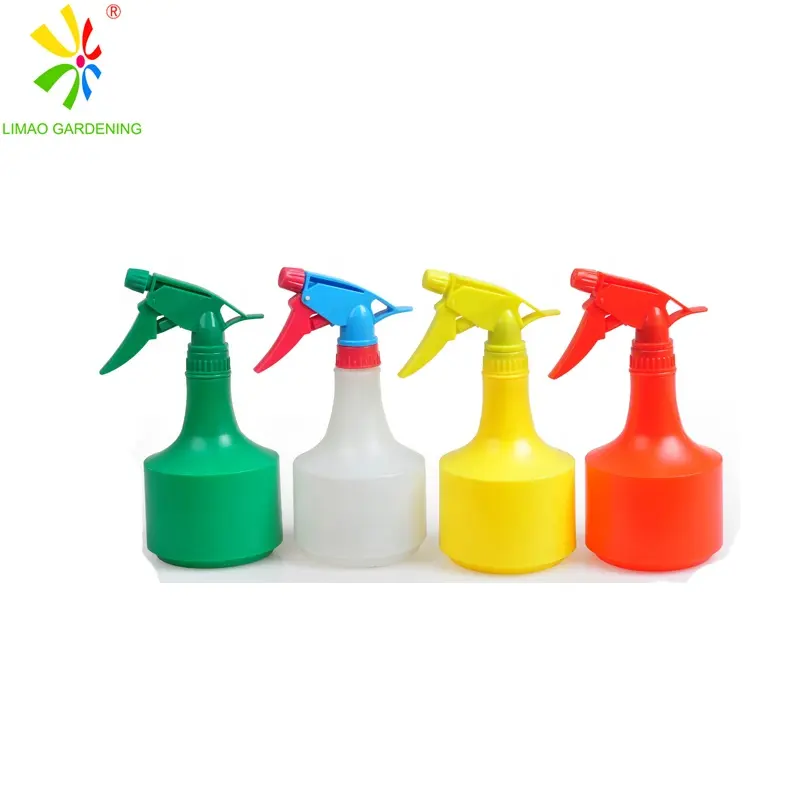 China Plastic Misty  mini bottle  hdpe 300ml handle trigger sprayer for Cleaning s