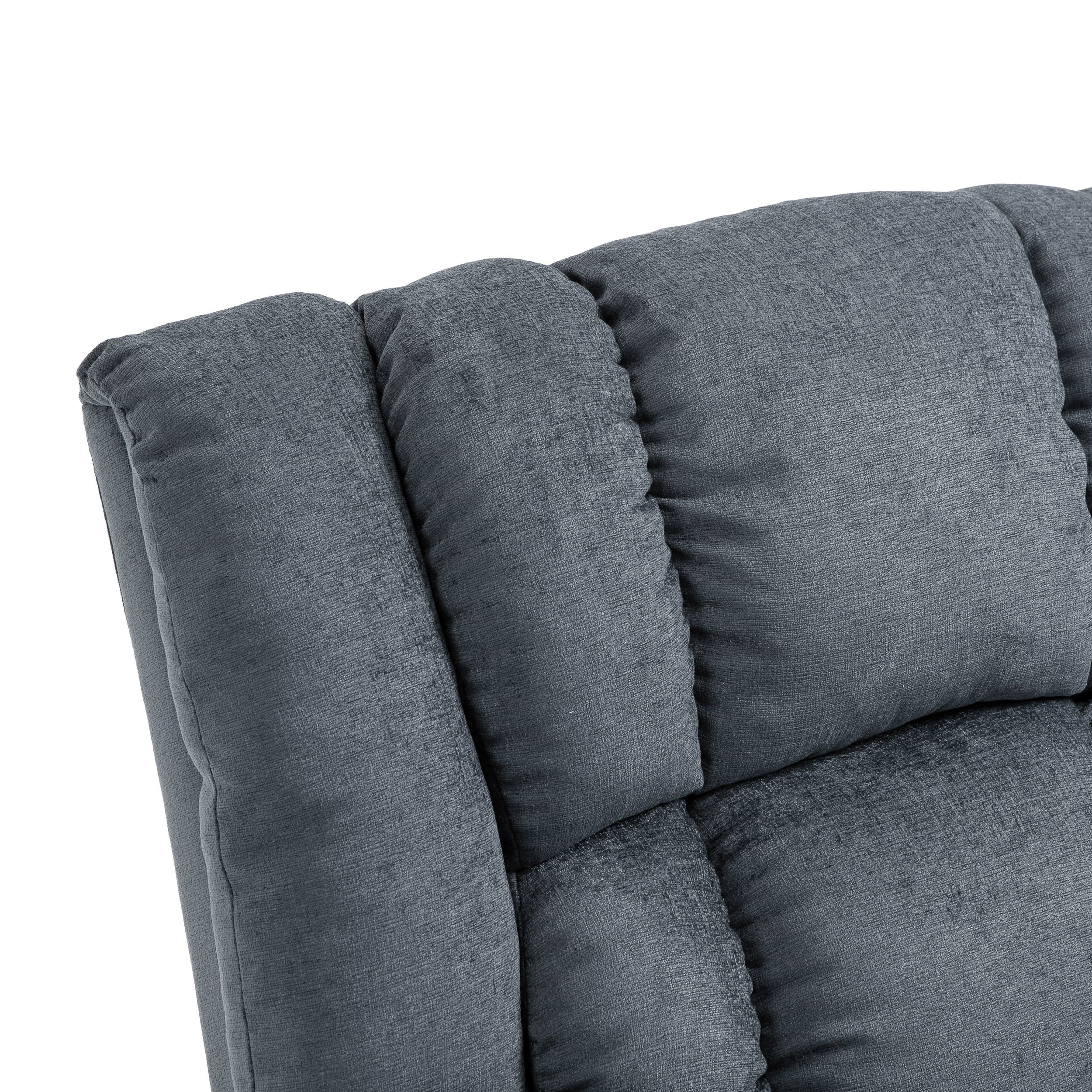 Siloam Contemporary Pillow Tufted Massage Recliner