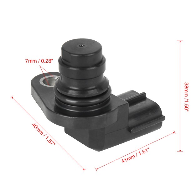 Unique Bargains 8658495 Car Crankshaft Position Sensor Replacement For Volvo C30 C70 S40 V50 Black 1pcs