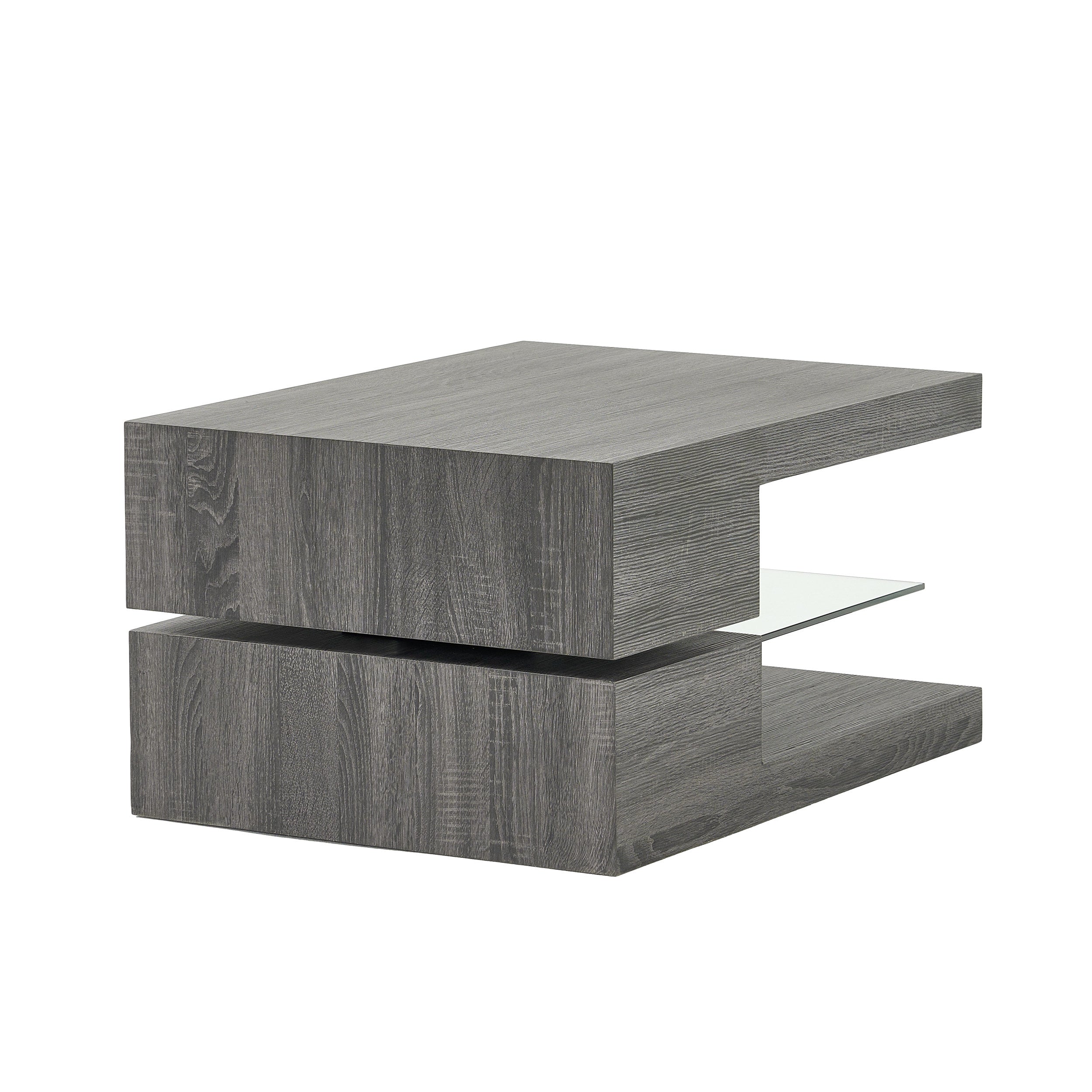 Bushwick Rectangular Rotating Wood Coffee Table