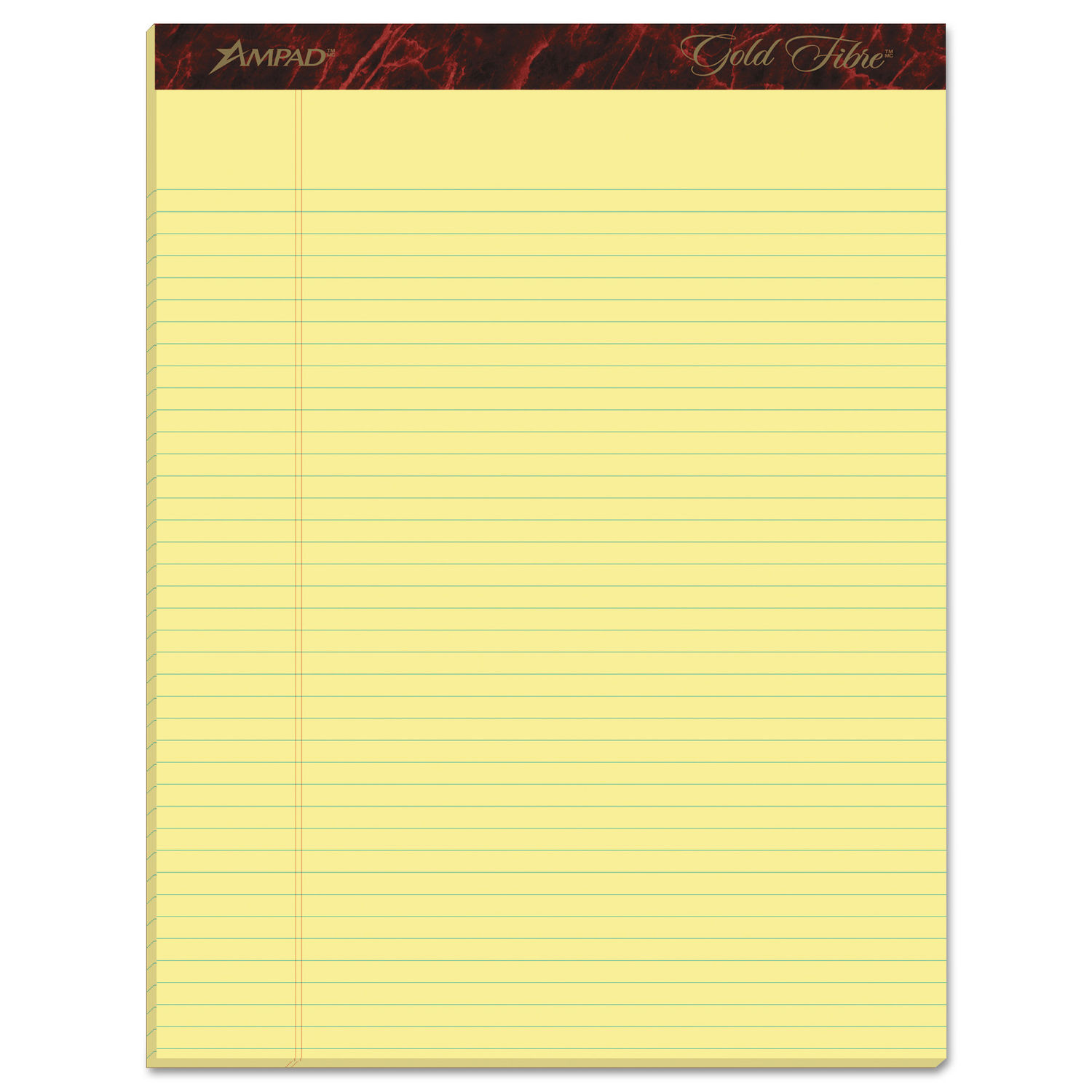 Gold Fibre Quality Writing Pads by Ampadandreg; TOP20022