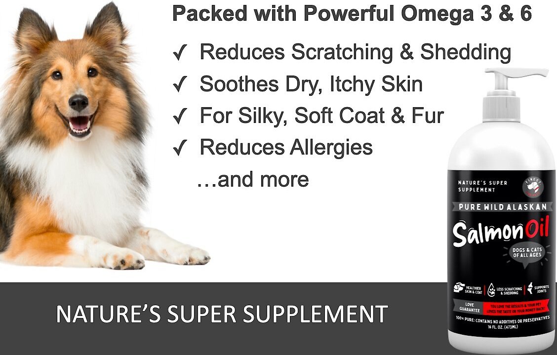 Finest for Pets Wild Alaskan Salmon Oil Dog and Cat Supplement