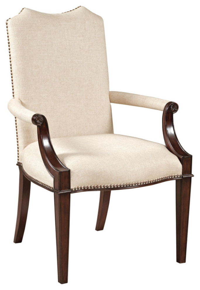 Kincaid Hadleigh Upholstered Arm Chairs  Set of 2 607 623   Traditional   Dining Chairs   by Emma Mason  Houzz