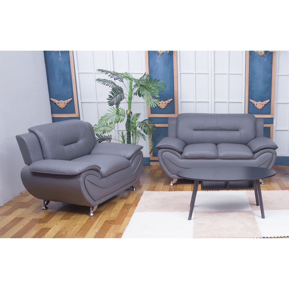 Strick   Bolton Ballate 2 piece PU Leather Living Room Set