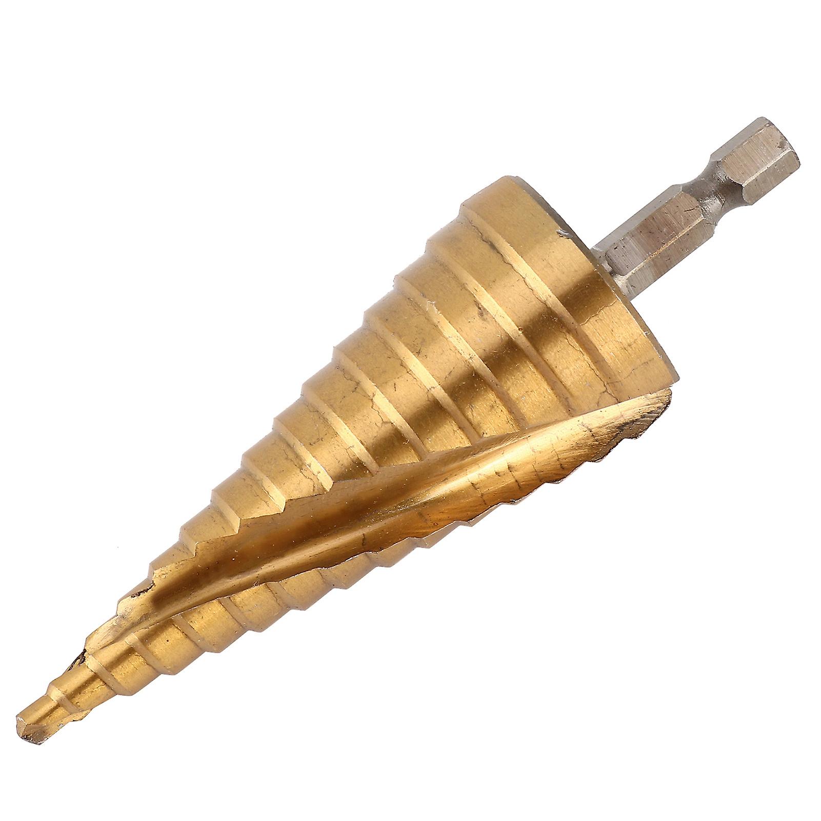 Step Drill Bit High Speed Steel Hole Cutter Tool With Hex Handle For Drilling Wood4mm~20mm