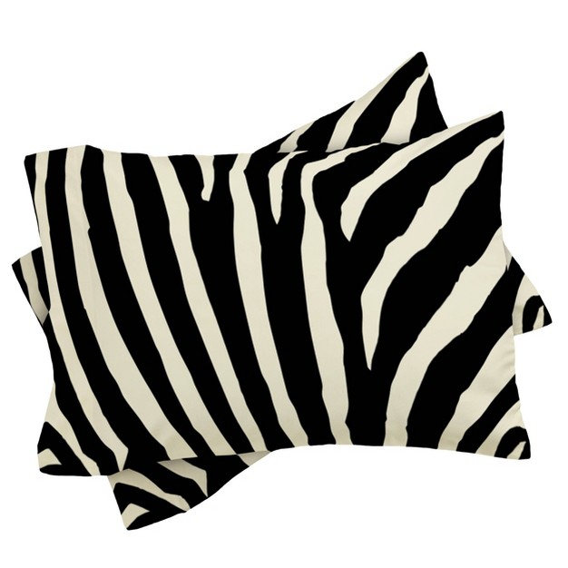 Natalie Baca Zebra Stripes Duvet Set