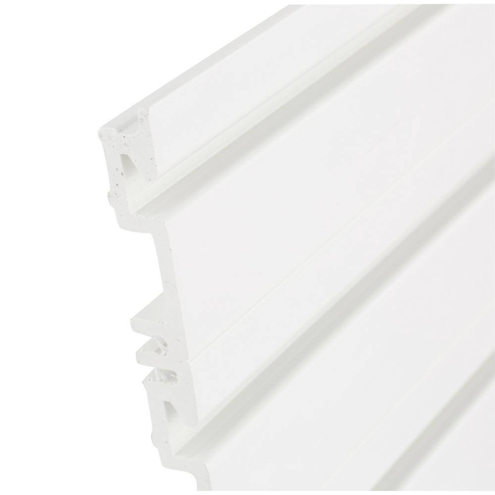 Flow Wall Modular Garage Wall Storage Panels in White FWS-4812-6WB