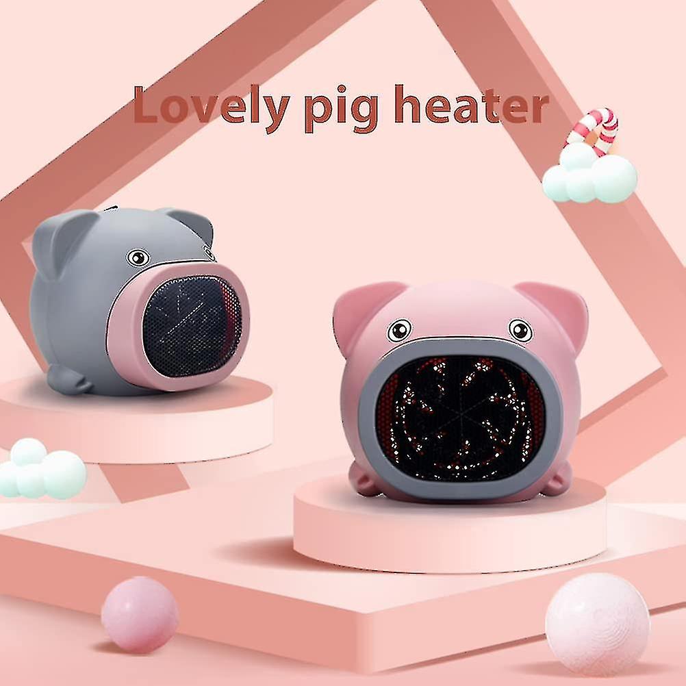 Electric Heater Fan， Air Heater Warmer Fan， Pig Warm Air Blower， Portable Electric Heater Mini Deskt