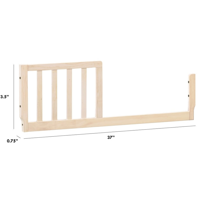 DaVinci Mini Toddler Bed Conversion Kit in Washed Natural