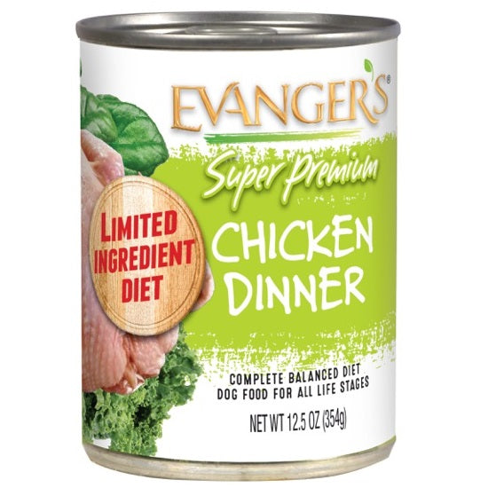 Evangers Super Premium Chicken Dinner Canned Dog Food