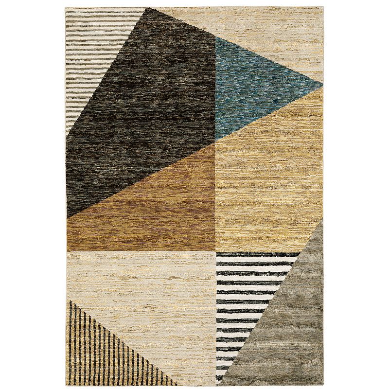 StyleHaven Sutton Contemporary Geo Triangle Rug