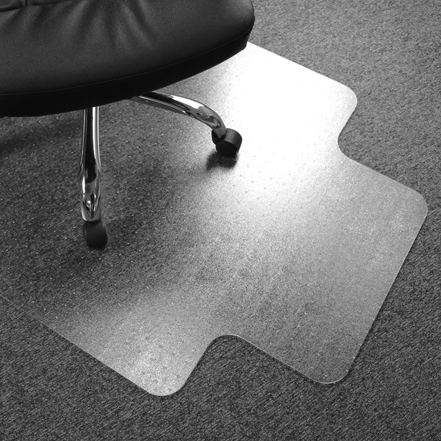 Floortex Advantagemat Vinyl Lipped Chair Mat for Carpets up to 3/4 Pile