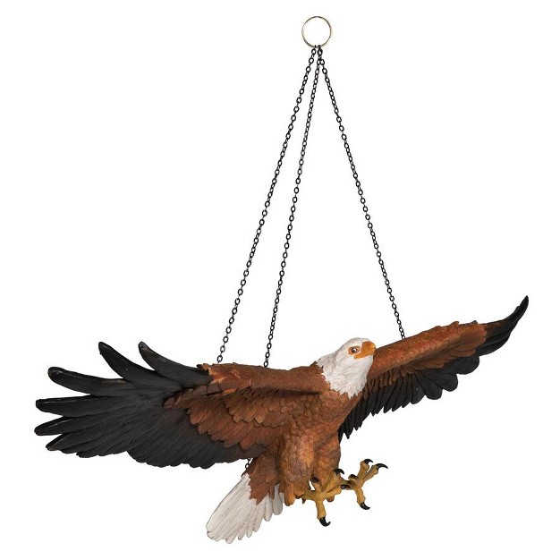 Design Toscano Flight Of Freedom Hanging Eagle Sculpture Multicolored