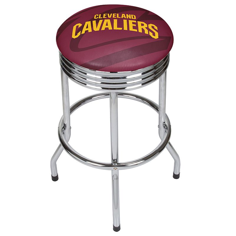 Cleveland Cavaliers Padded Ribbed Bar Stool