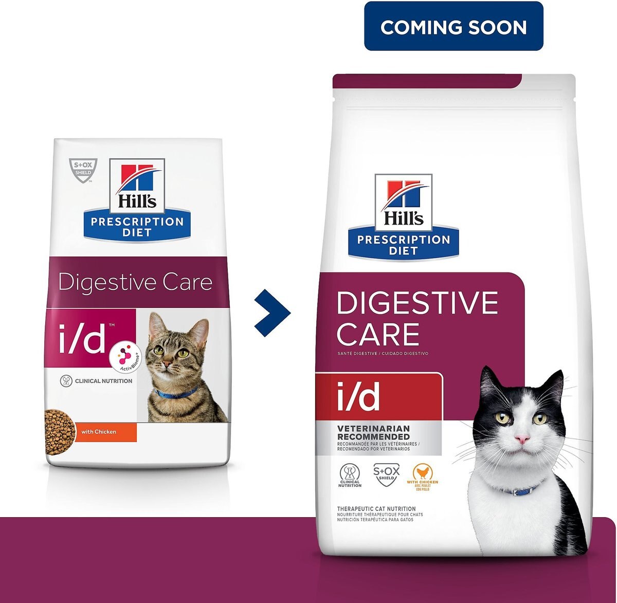 Hill's Prescription Diet i/d Digestive Care with Chicken Dry Cat Food