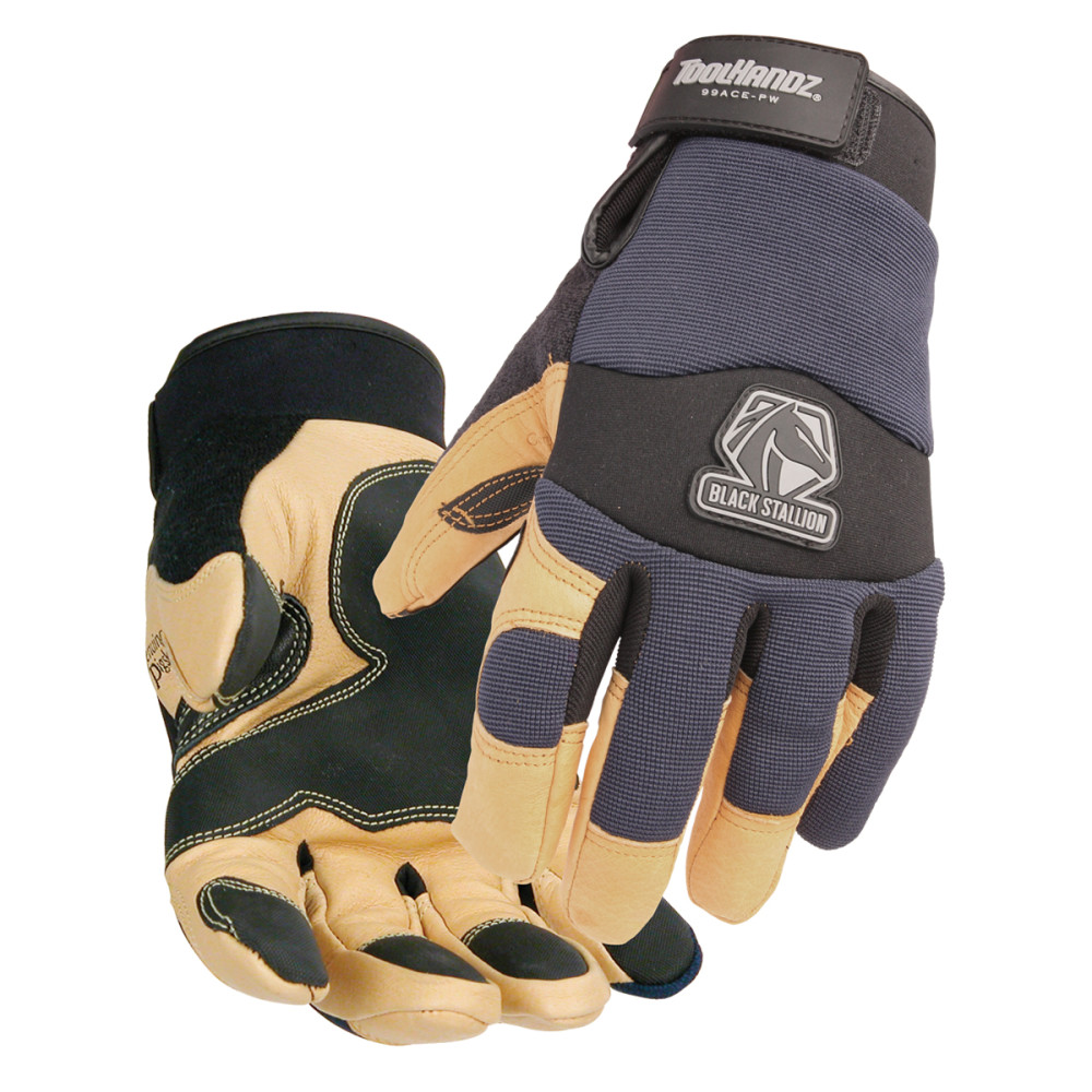 Black Stallion ToolHandz Pigskin Winter Mechanics Gloves 2X