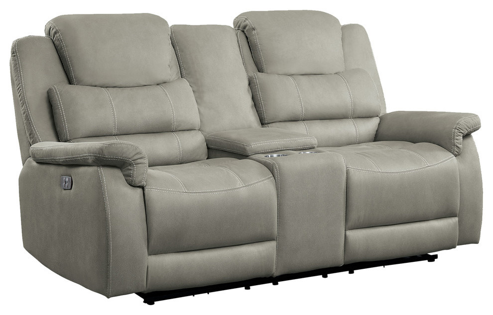 Prose Power Double Reclining Love Seat   Transitional   Loveseats   by Lexicon Home  Houzz