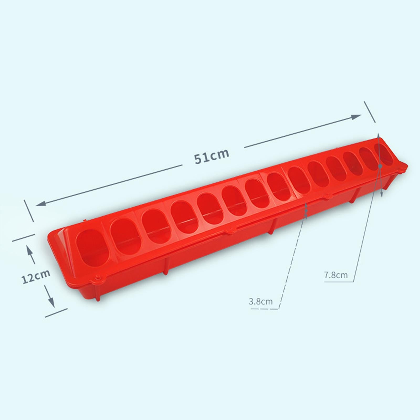 Top Poultry Feeder Birds Feeding Trough for Livestock Pigeon Cockatiels