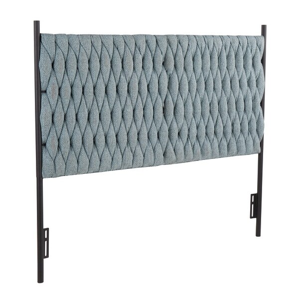 Silver Orchid Braided Matisse Queen Headboard - - 35450123