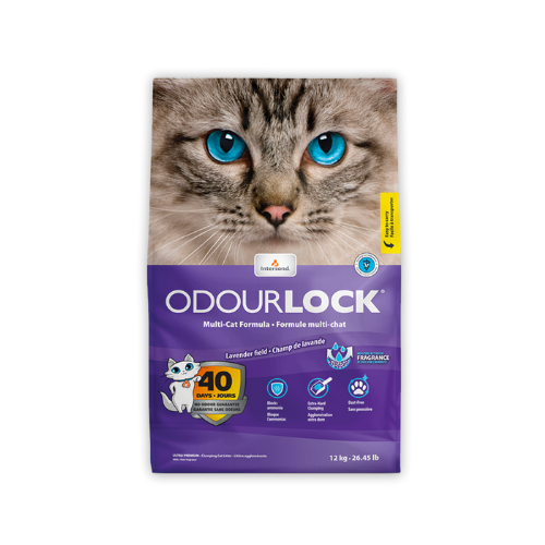 Intersand OdorLock Ultra Premium Lavender Scented Multicat Cat Litter