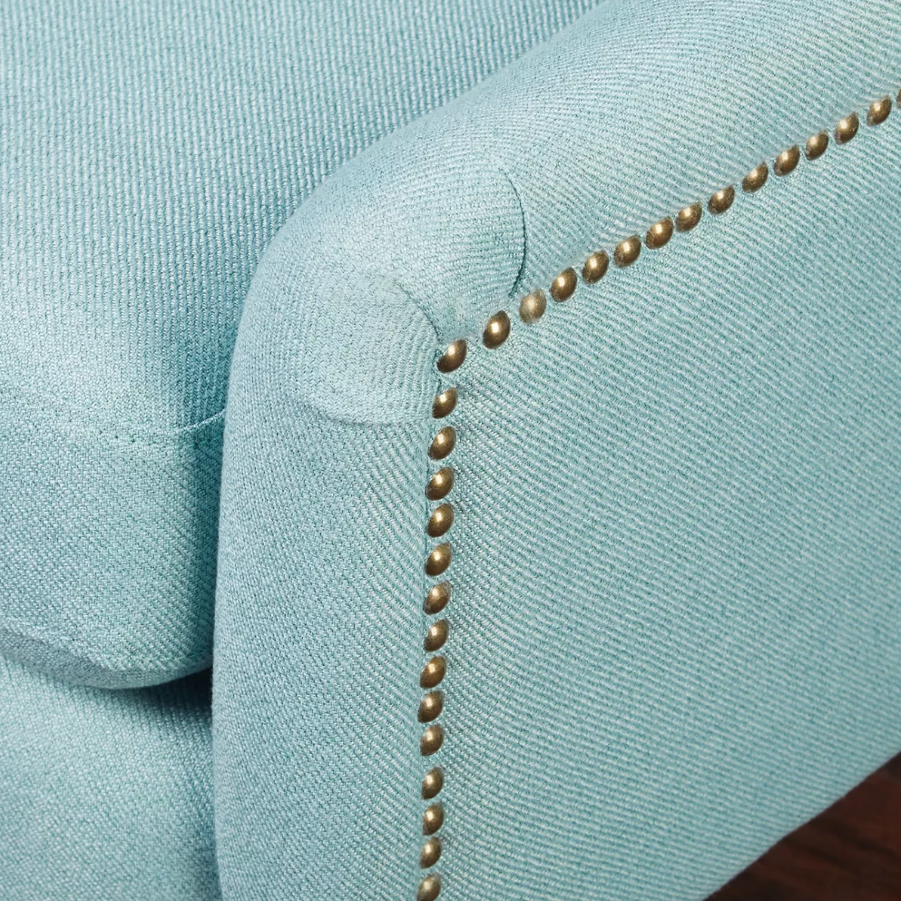 Upholstered Chair - Vita in blue