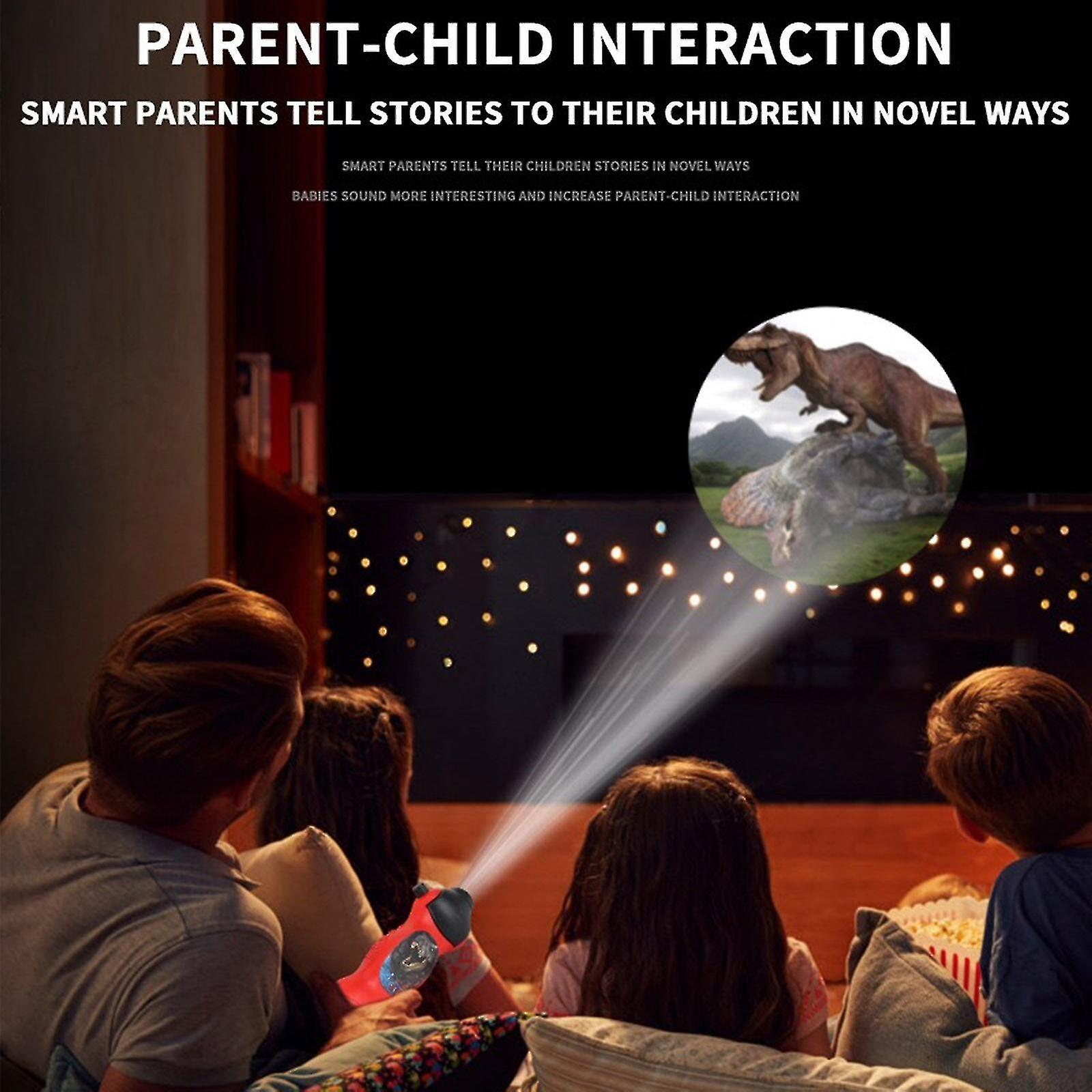 Slide Projector Flashlight Electronic Luminous Projector For Early Education