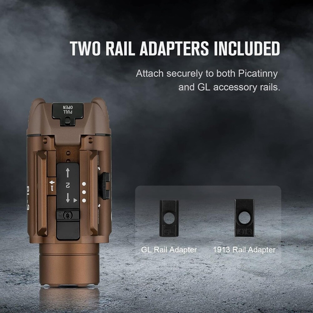 Olight PL 3S Valkyrie 1000 Lumen Mountable Tactical Flashlight (Black)