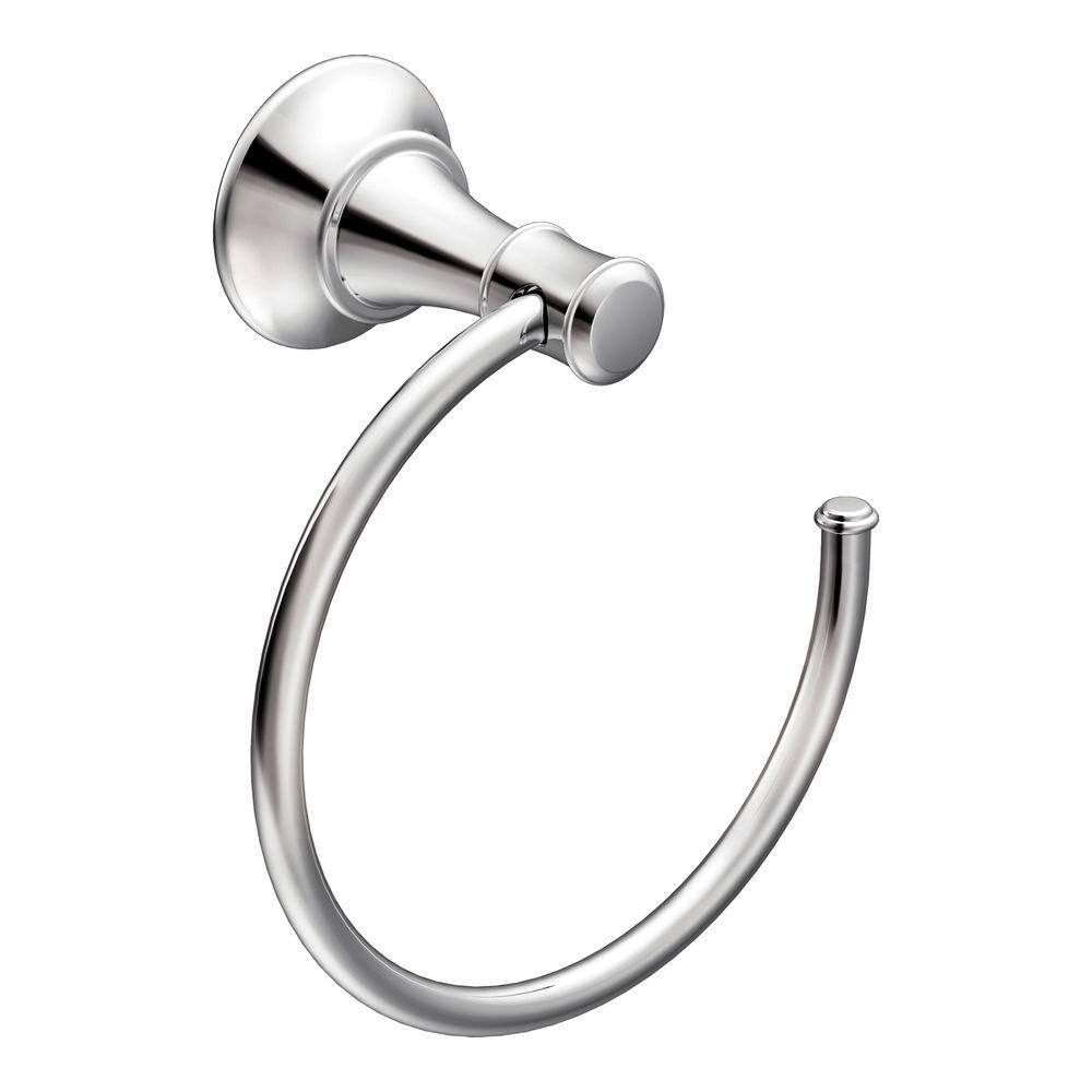 MOEN Ashville Towel Ring in Chrome DN7986CH