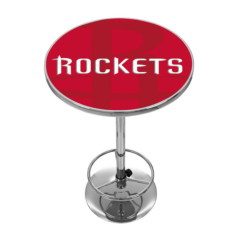 Houston Rockets Chrome Pub Table