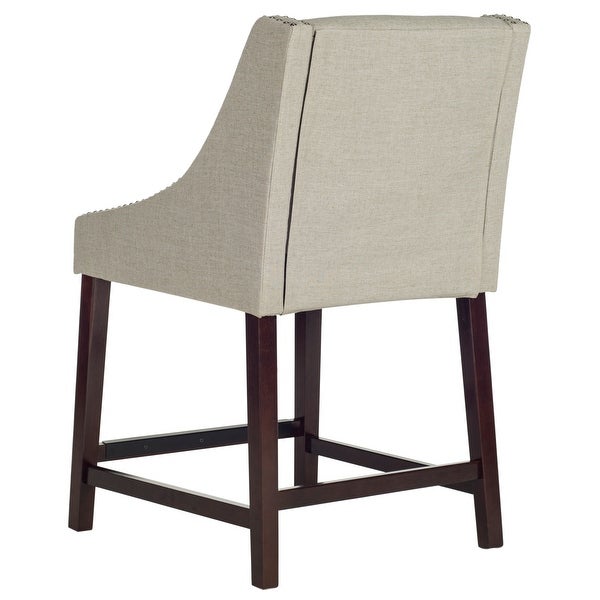 SAFAVIEH Dylan Light Grey Counterstool - 22.5