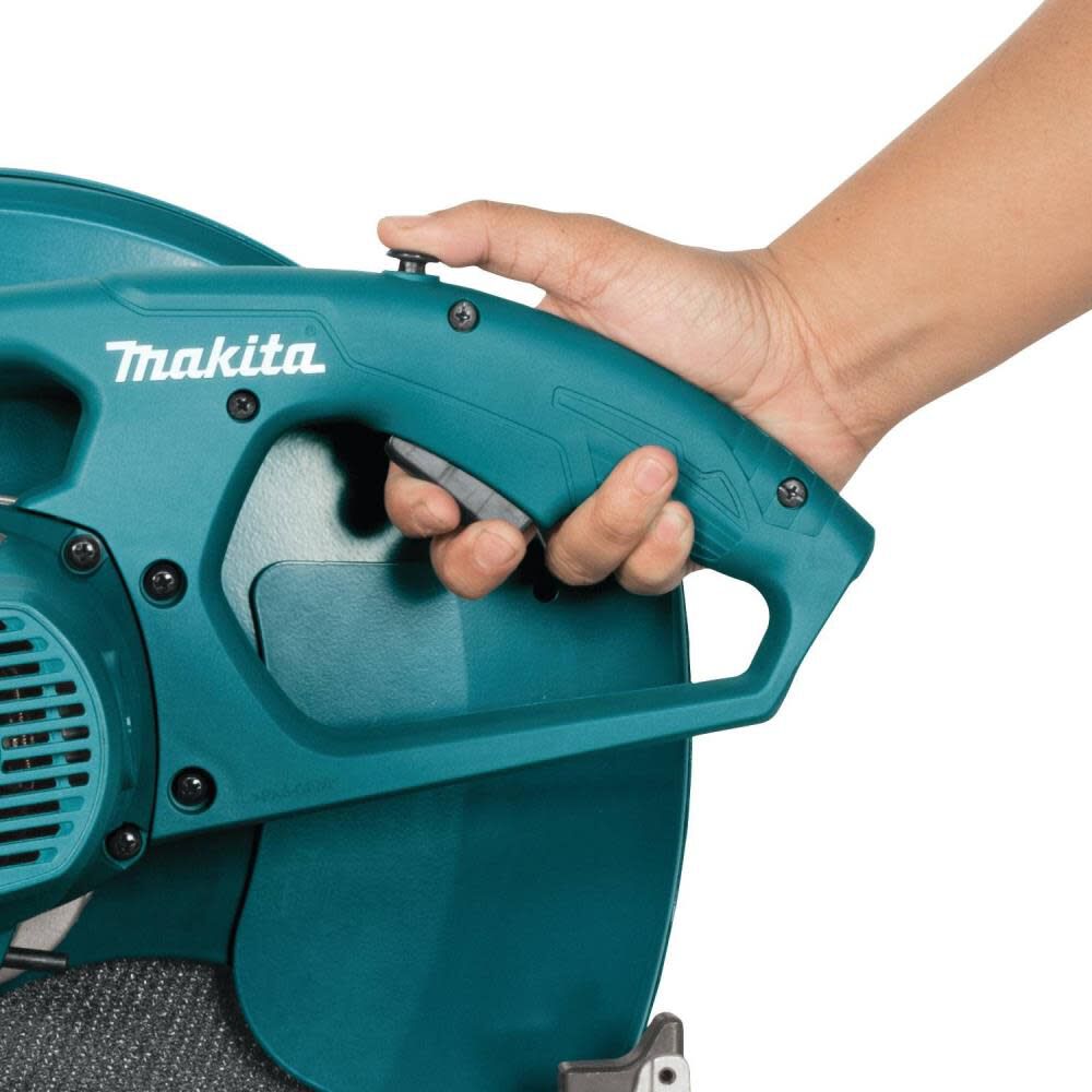 Makita 14 In. Cut-Off Saw with 4-1/2 In. Paddle Switch Angle Grinder LW1401X2 from Makita