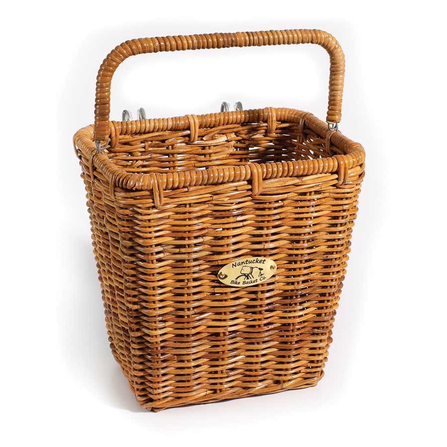 Nantucket Bicycle Basket Co. Cisco (Pannier Basket w/ Hooks)