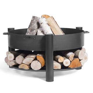 Good Directions Cook King 111246 Montana Fire Pit 23.5 in. Dia Wood Storage Wood Burning Fire Pit 111246