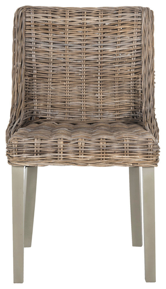 Caprice Wicker Dining Chairs   Set of 2   Tropical   Dining Chairs   by HedgeApple  Houzz