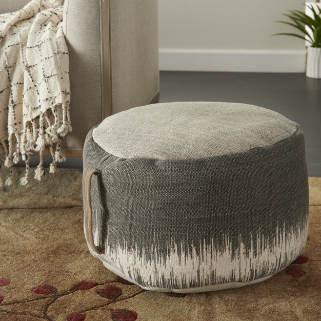 X 20 quot X 12 quot Indoor Drum Pouf With Handle