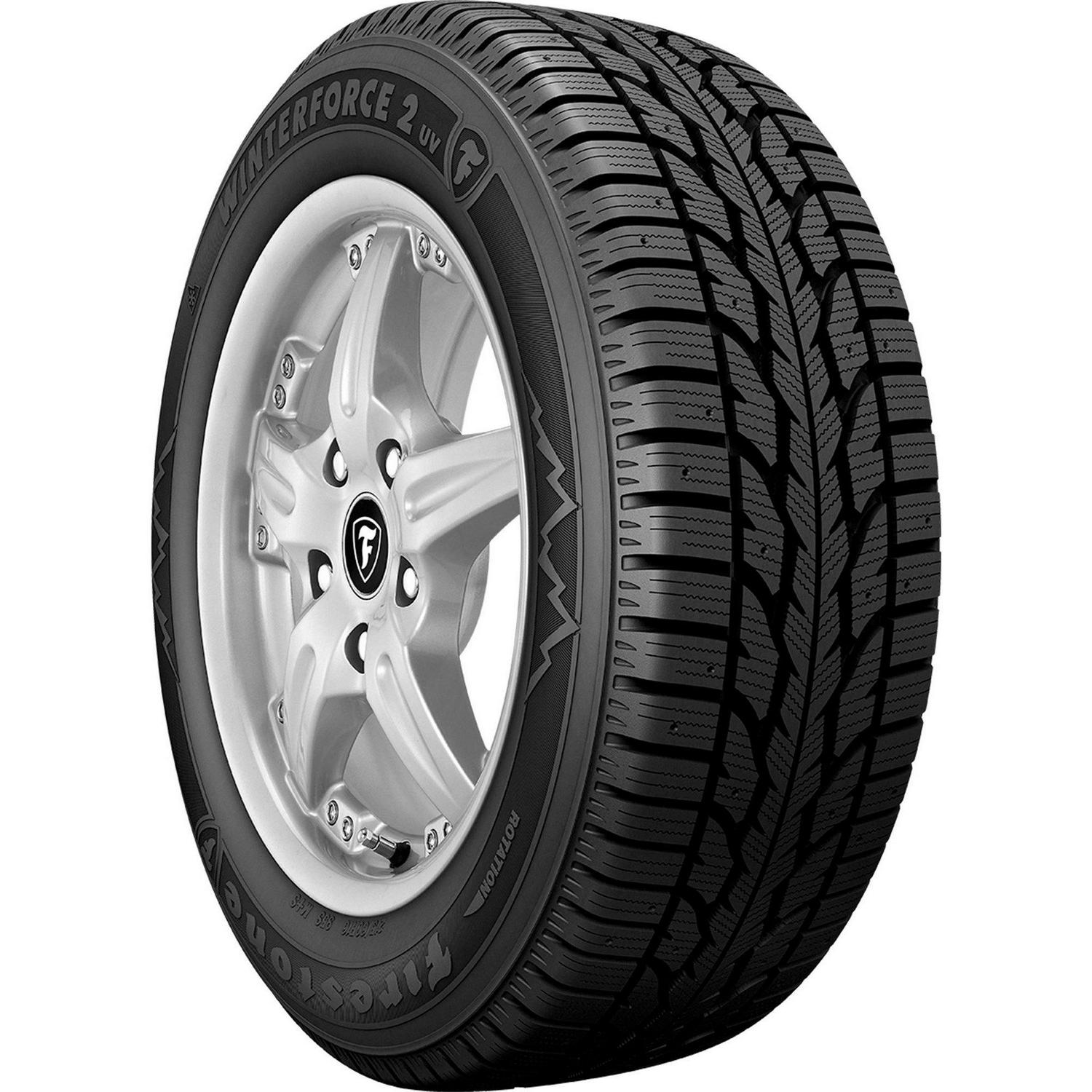 One New 1 New Firestone Winterforce 2 UV 245/65R17 105S Winter Snow Tire