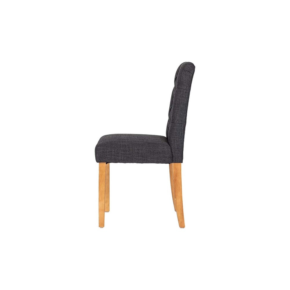 Homylin Upholstered Tufted Dining Chair (Set of 2)