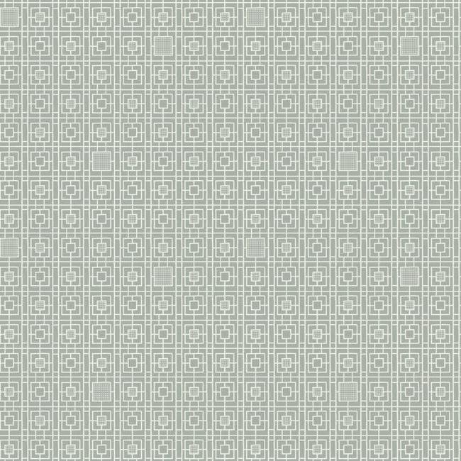 Deco Screen Wallpaper in Grey from the Deco Collection