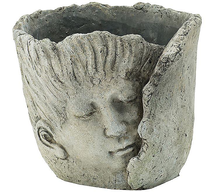 Barbara King Dreaming Profile Cement Planter