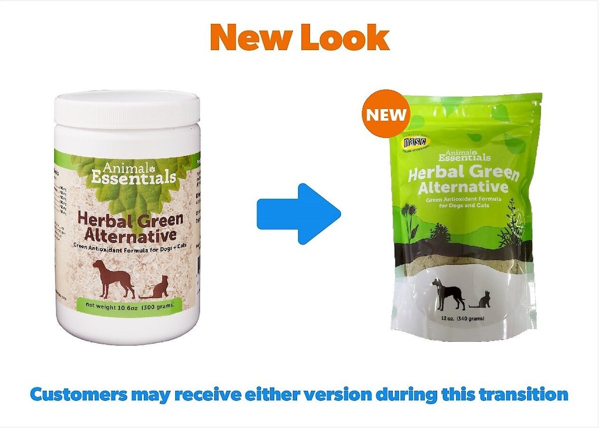 Animal Essentials Herbal Green Alternative Dog and Cat Supplement