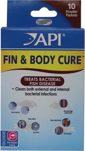 API Fin and Body Cure Freshwater Fish Powder Medication