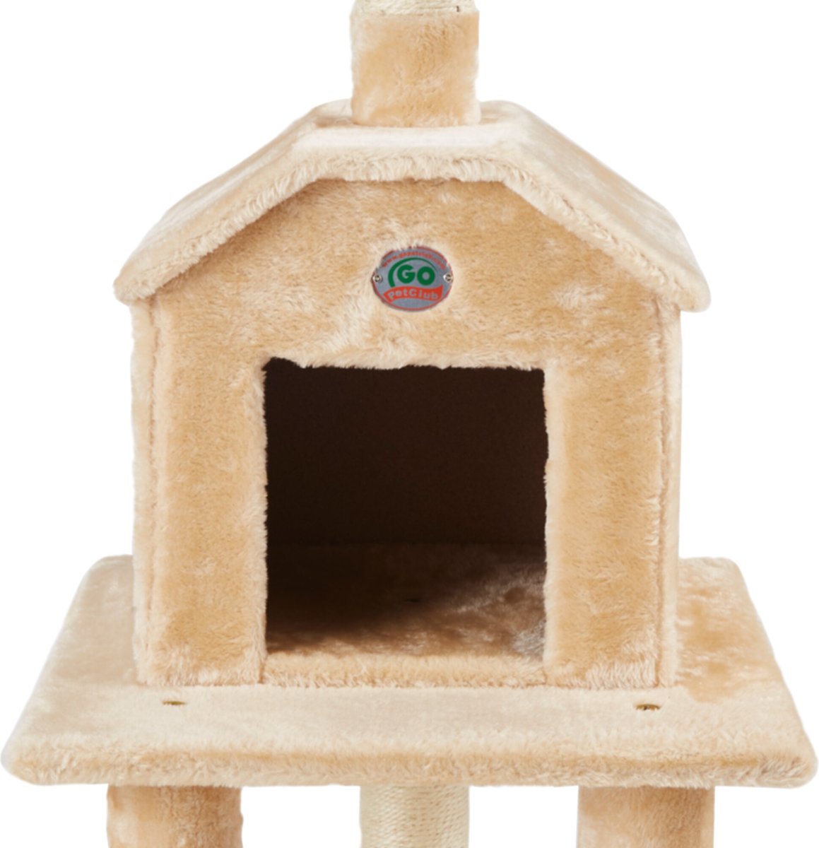 Go Pet Club 45-in Faux Fur Cat Tree and Condo