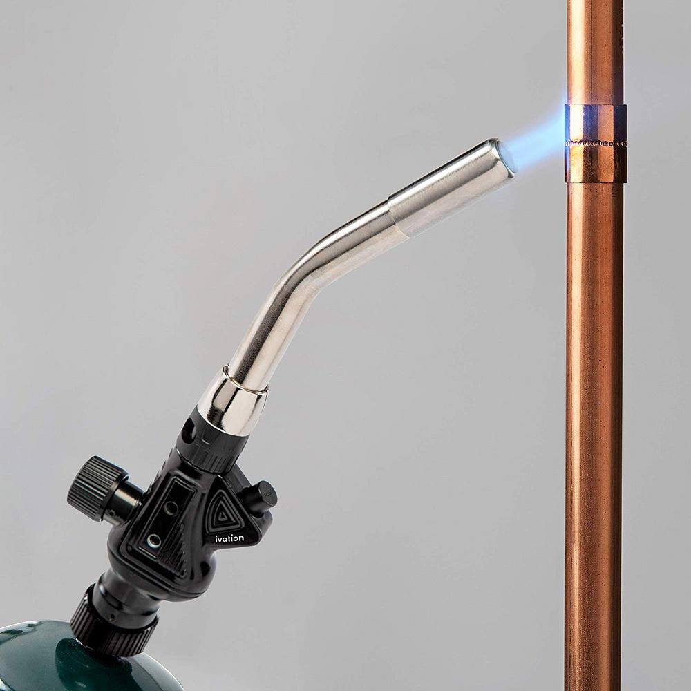 Ivation Propane Torch Heavy-Duty Torch Lighter with Trigger Ignition and Adjustable Flame IVATSPT15