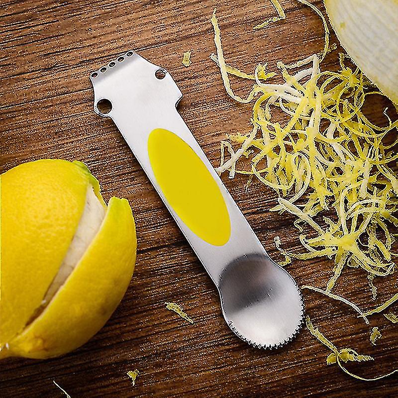 Multipurpose 3 In 1 Lemon Peeler Stainless Steel Orange Citrus Fruit Grater Practical Kitchen Gadget