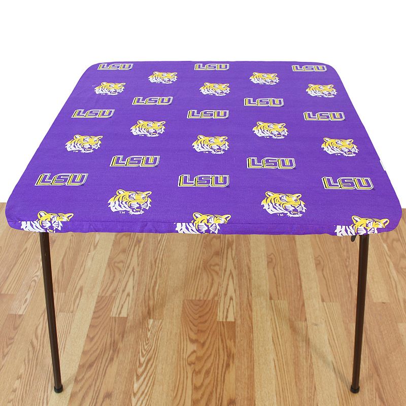 LSU Tigers Card Table Cover