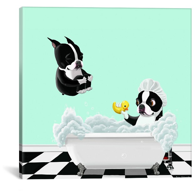 Bath Time By Brian Rubenacker Unframed Wall Canvas Icanvas