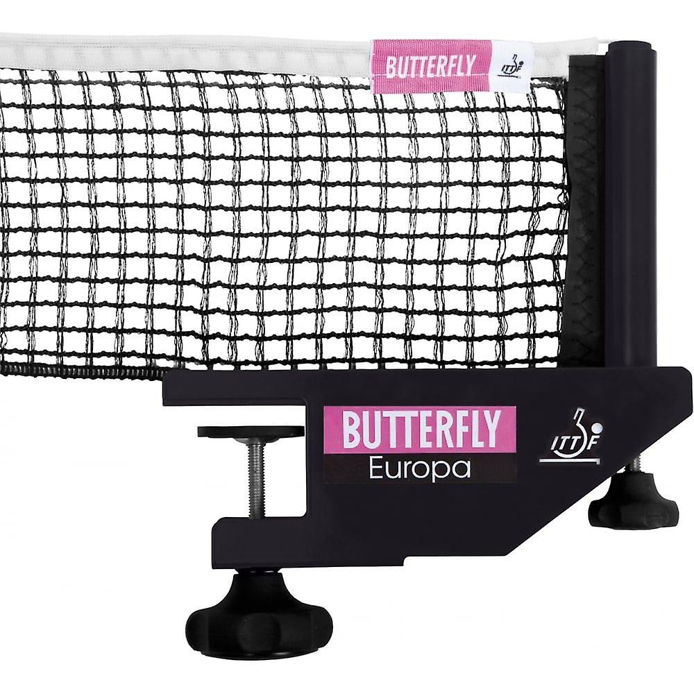 Butterfly Europa Table Tennis Net and Post Set ITTF Approved