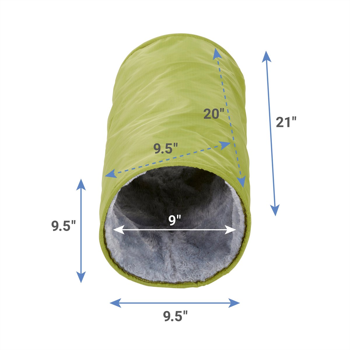 Frisco Forest Crinkle Plush Small Pet Tunnel